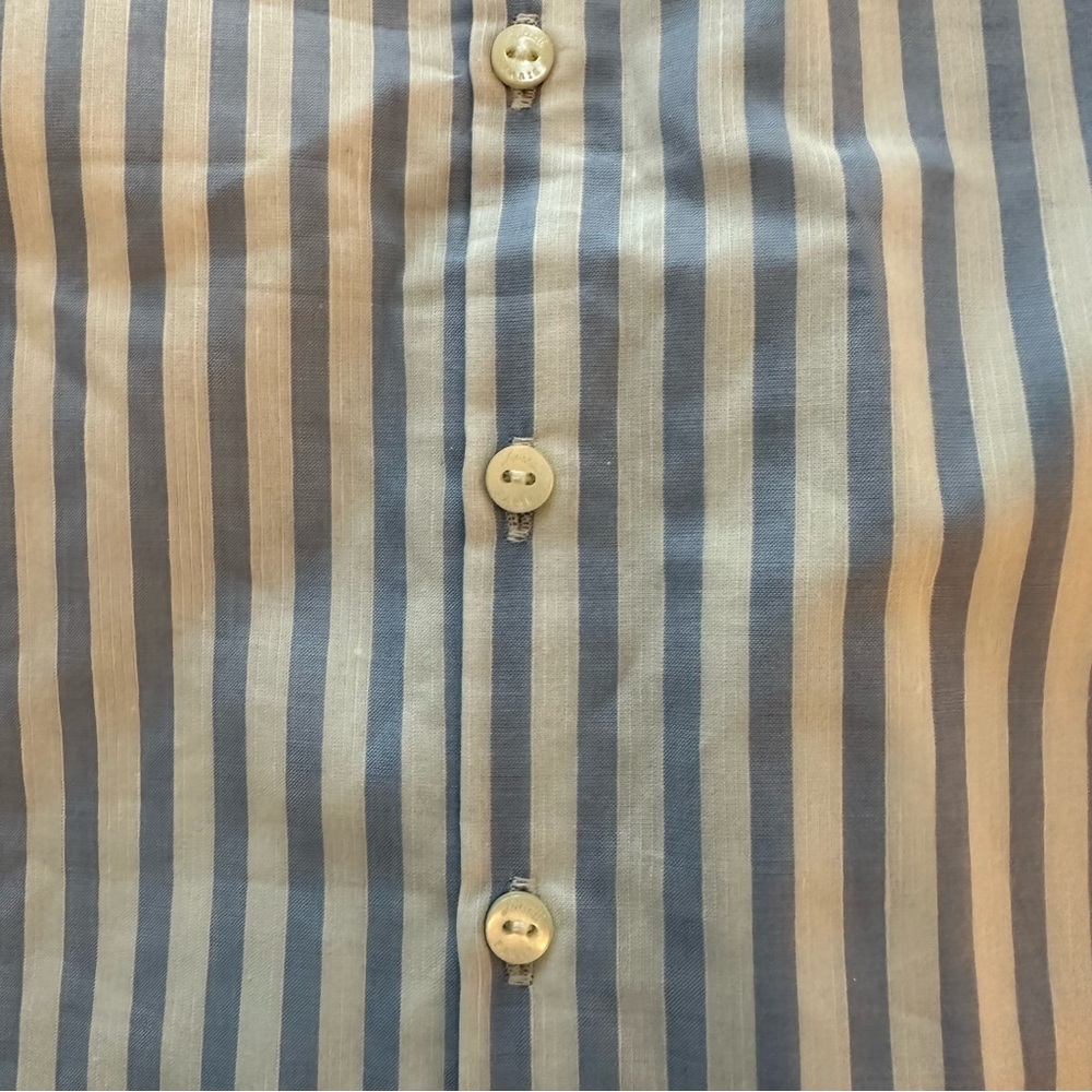 Jacadi | NWT - Blue Striped Smocked Dress - Size 18 Months - Picture 7 of 10